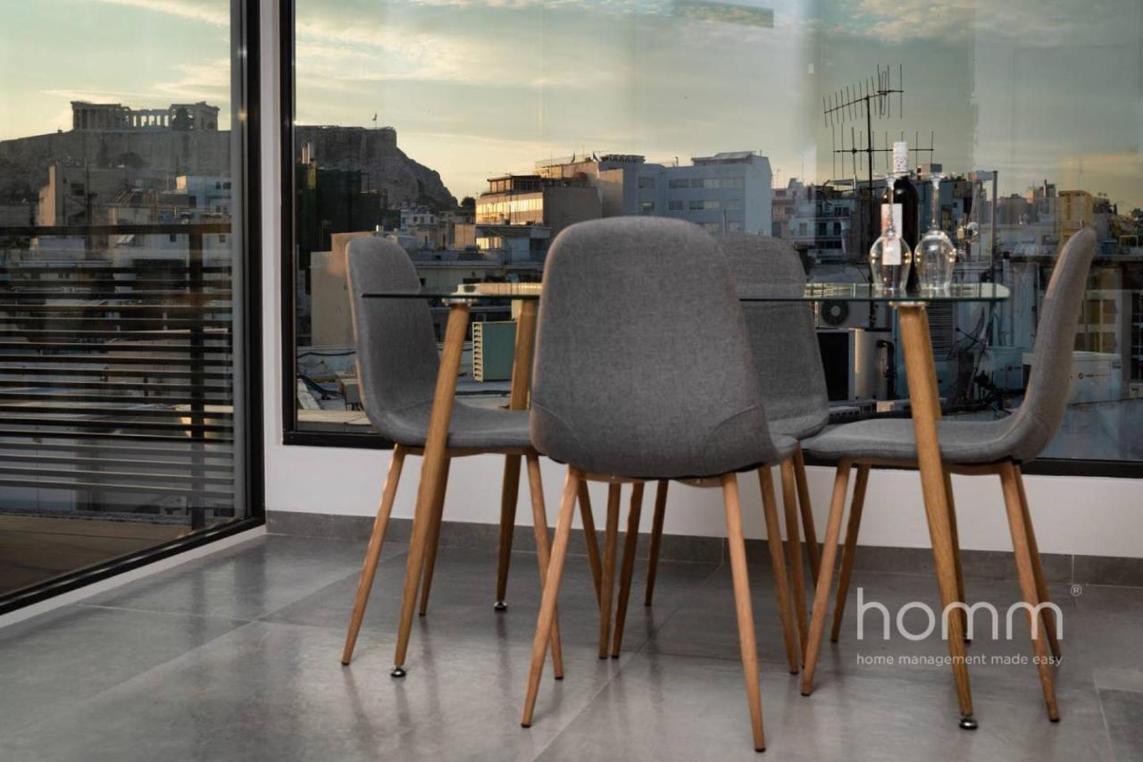 Apartmán 59M² Homm Loft- Penthouse With Acropolis View,2Ppl Atény Exteriér fotografie