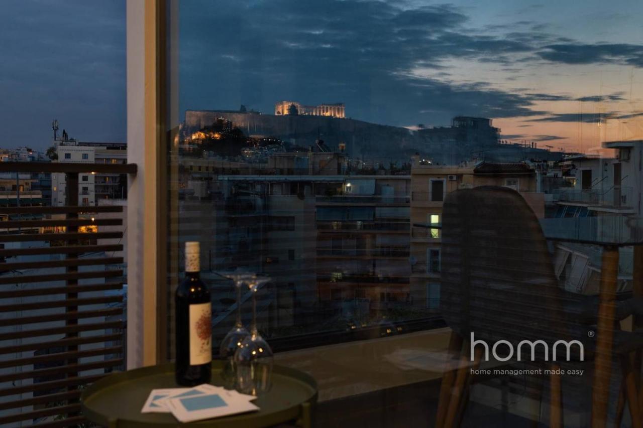 Apartmán 59M² Homm Loft- Penthouse With Acropolis View,2Ppl Atény Exteriér fotografie