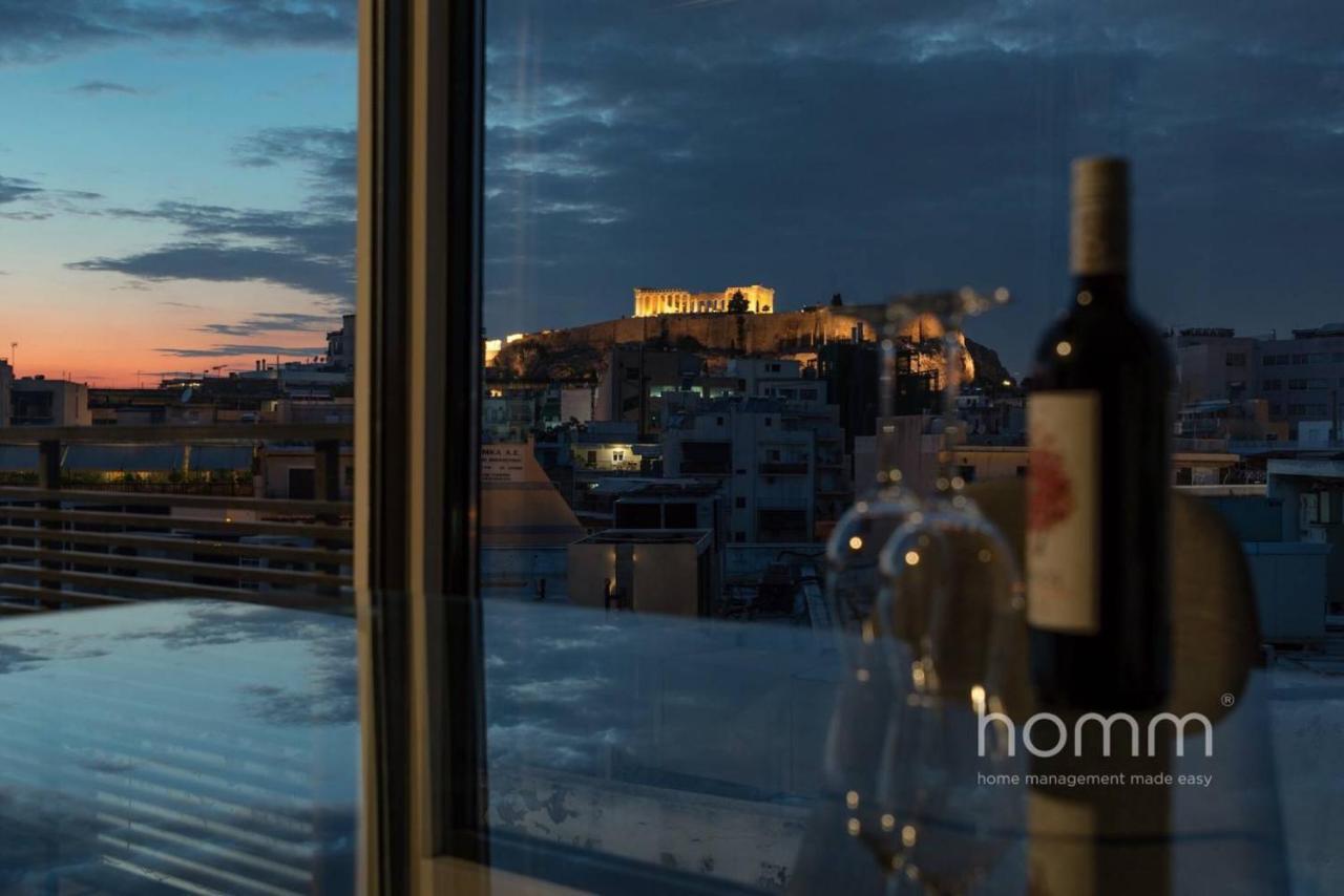Apartmán 59M² Homm Loft- Penthouse With Acropolis View,2Ppl Atény Exteriér fotografie