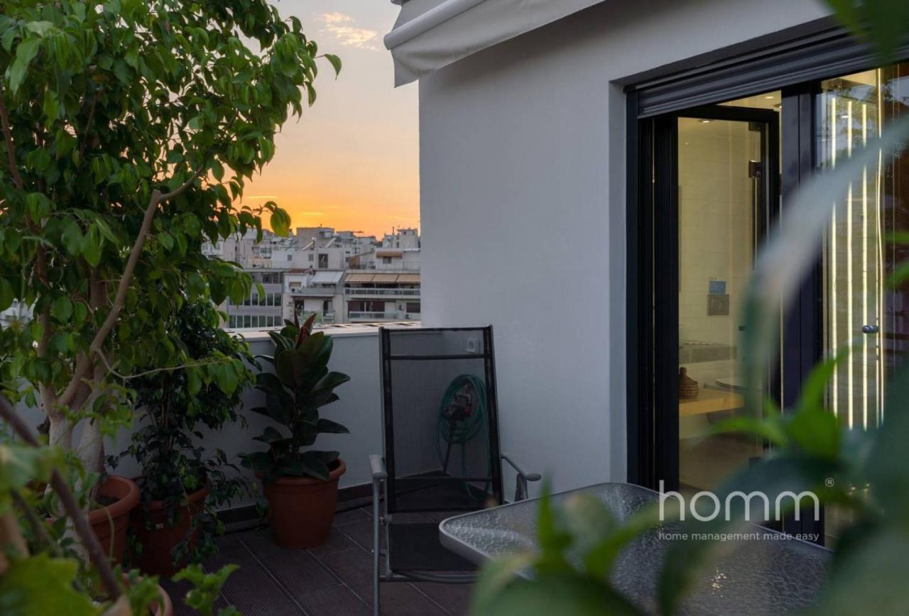 Apartmán 59M² Homm Loft- Penthouse With Acropolis View,2Ppl Atény Exteriér fotografie